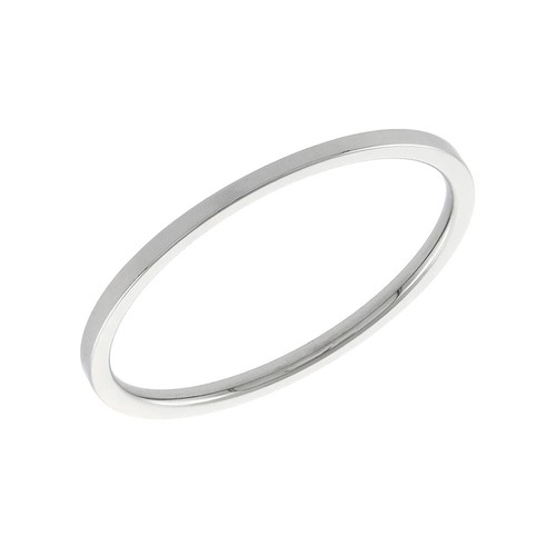 Bague cercle plat - bague, en