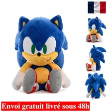 Peluche Sonic 20 cm - Super-hérisson Classique avec Gants et Chaussures Rouges