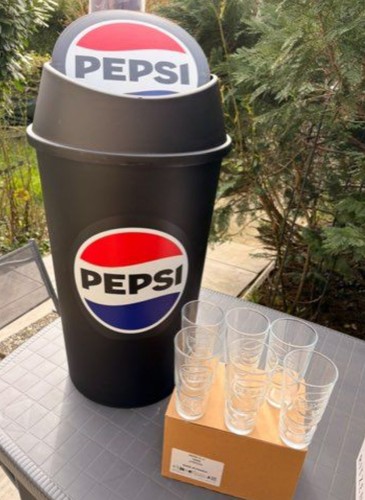 Poubelle pepsi 12 verres - 1,