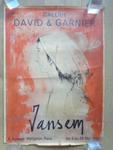 Affiche ancienne exposition - affiche,