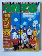 RARE FOOTBALL ONZE MONDIAL HORS SÉRIE n° 27 SPECIAL GUIDE WORLD CUP FRANCE 1998