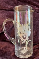 Vintage Floral Martini Pitcher