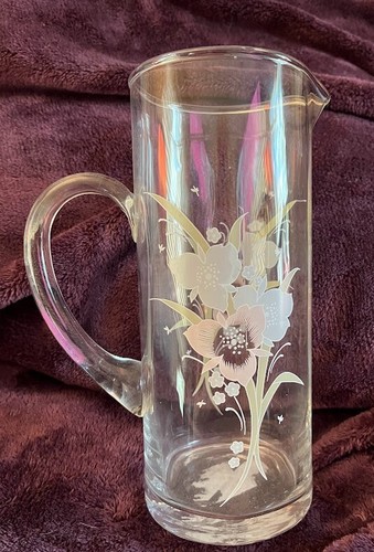 Vintage floral martini - floral, pitcher