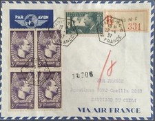 FRANCE LETTRE RECOMMANDEE PAR