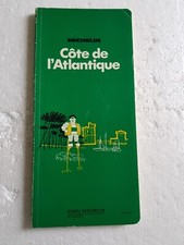 GUIDE VERT MICHELIN ANCIEN COTE de l'ATLANTIQUE , TOURISME TOURISTIQUE 1973