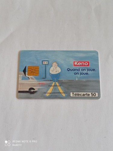 Carte téléphonique keno - carte,