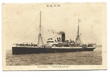 BATEAU MARINE  PAQUEBOT  SIDI BRAHIM DE LA SGTM