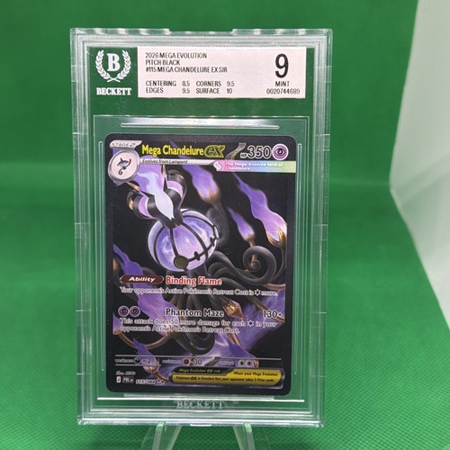Bgs mint mega chandelure - bgs, 9
