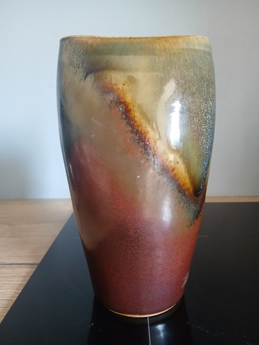 Ancien vase signé art