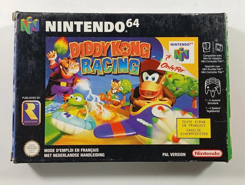 Diddy kong racing nintendo - kong, 64