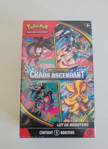 Pokémon lot 6 boosters - -,