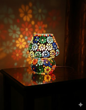 Lampe en mosaïque turque de