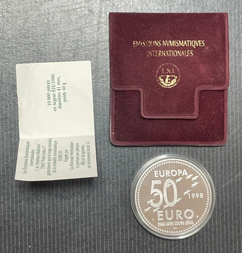 Médaille argent europa - médaille,