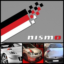 Kit décalcomanie capot Nismo autocollant bande universel #5 all nissans autocollant phare