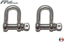 Manille droite 10mm libre - 10mm, (