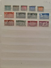 timbres oblitérés suisses SERIE PAX