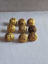 9 Boutons MILITAIRE  Armée de l'Air D.M.R PARIS 25M