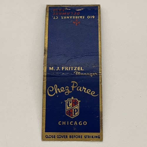 Chez paree chicago j - chicago, m.j