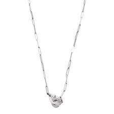 DINH VAN- MENOTTES- Collier en or blanc