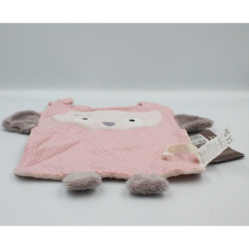 Doudou plat hibou chouette