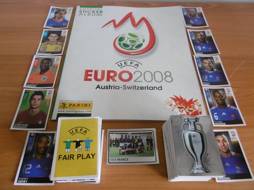 Panini foot euro - 2008, lot