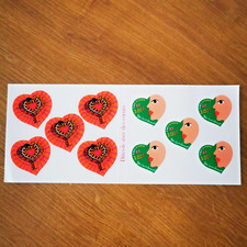 ⭐ FRANCE Carnet Cœurs Yves Saint Laurent 2000 ! NEUF !  Bloc Timbre Poste ⭐