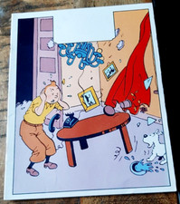 Hergé T.L & Tintin - Ancien cahier - 7 boules de Cristal - Jamais utilisé- 1990