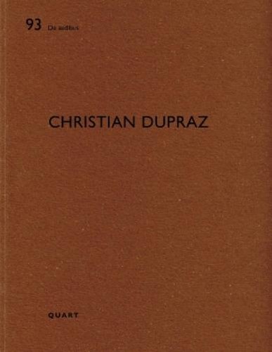 Heinz wirz christian dupraz - wirz,