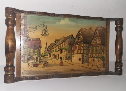 Ancien grand plateau bois - ancien,