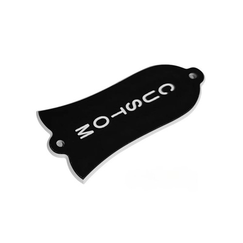 Custom truss rod cover black - rod,