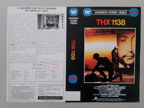 Jaquette vhs thx 1138 - thx,