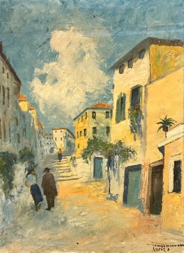 Ecole italienne scène - ecole,