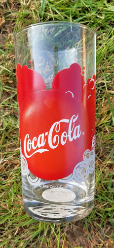 Verres coca rond rouge - verres,