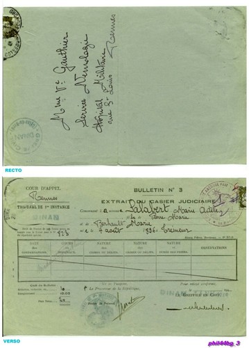 Document ancienne lettre - :,