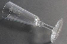 Ancien verre cristal gravé