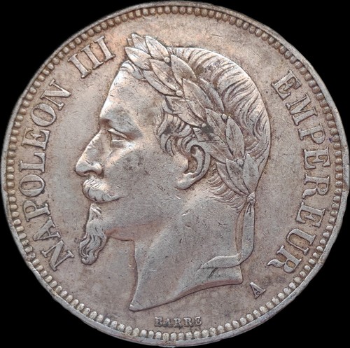 Second empire francs 1869 - second,