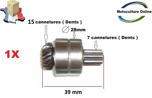 Pignon engrenage 7 dents - pignon,