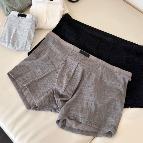 Boxer homme soie glacée short