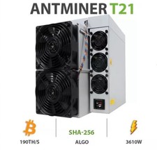 bitmain antminer T21 190Th triphasé miner ASIC Occasion