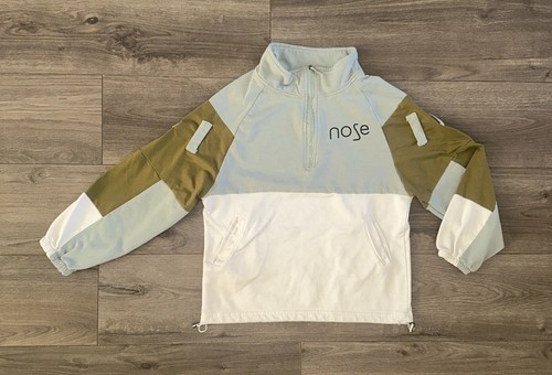 Nose color block zip - color, 1/4