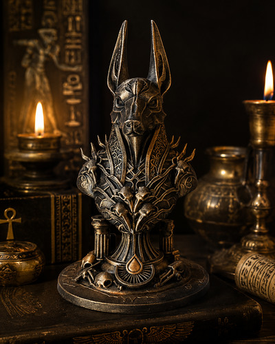 Buste anubis statue - 25,
