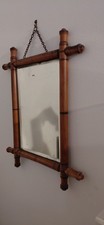 Authentique MIROIR GLACE BOIS