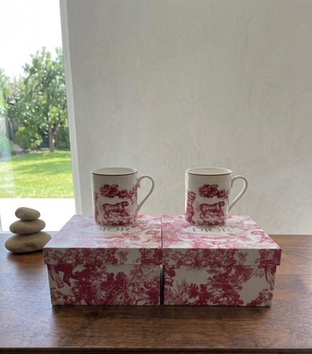 Tasses café dior - café, toile