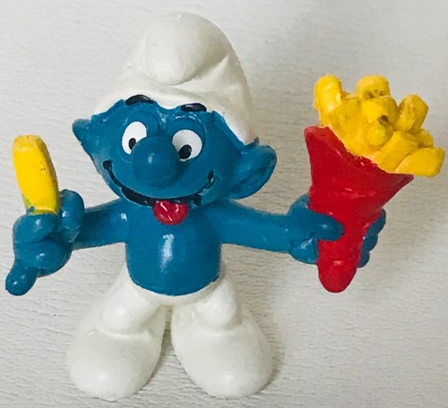 Schtroumpf cornet frites - schtroumpf,