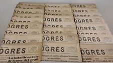 " Le Progrès " Lot D ’Anciens Journaux Mai 1942