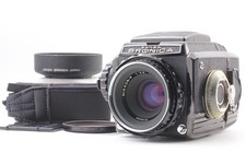 [Top Mint w/ Hood ] Zenza Bronica S2 S2a noir fin P 75mm f2.8 du Japon