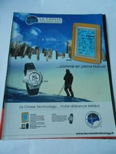 Publicité Advert 2005  La crosse technology Montre