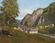 Tableau paysage montagne Melle