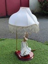 lampe vintage CAPODIMONTE  porcelaine Vittorio Sabadin 62 cm