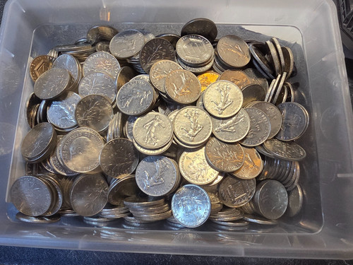 Lot pièces franc semeuse - pièces, 1